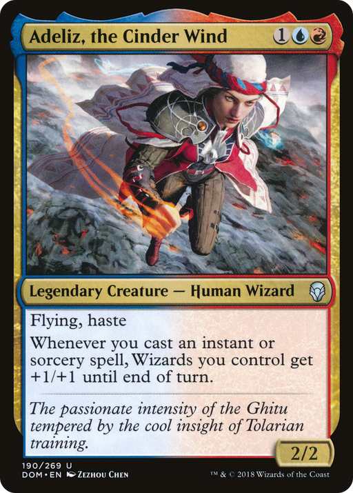 Adeliz, the Cinder Wind (DOM-190) [Dominaria] Foil MTG Single Wizards of the Coast