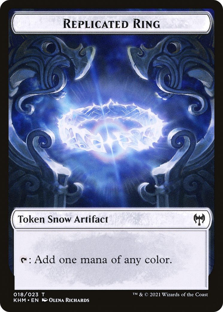 Replicated Ring Token (KHM-018) [Tokens] Kaldheim Tokens MTG Single Wizards of the Coast