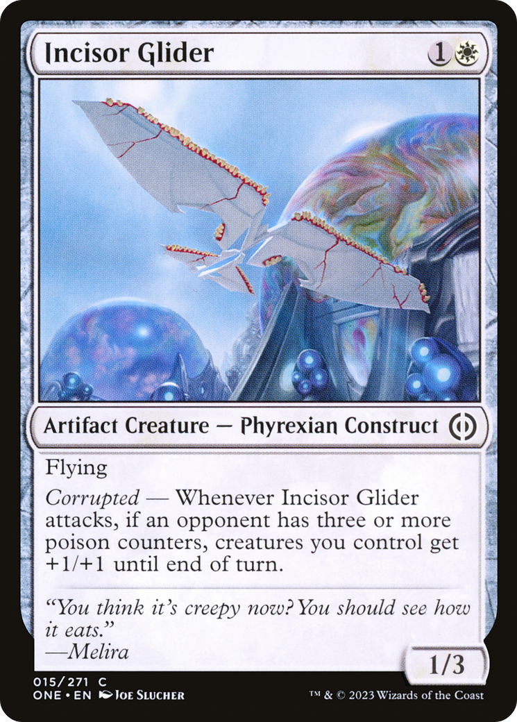 Incisor Glider (ONE-015) [Phyrexia: All Will Be One] MTG Single Wizards of the Coast