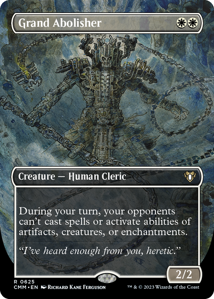 Grand Abolisher (CMM-625) [Commander Masters] (Borderless) MTG Single Wizards of the Coast