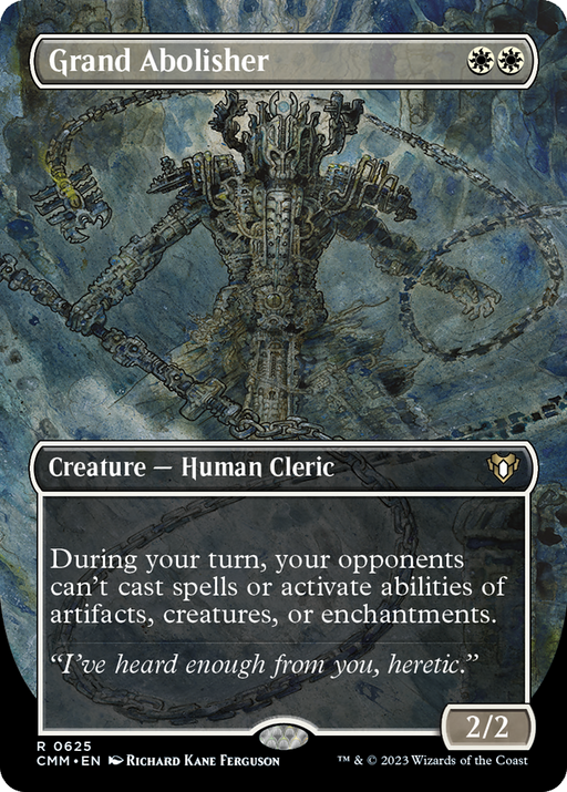 Grand Abolisher (CMM-625) [Commander Masters] (Borderless) MTG Single Wizards of the Coast