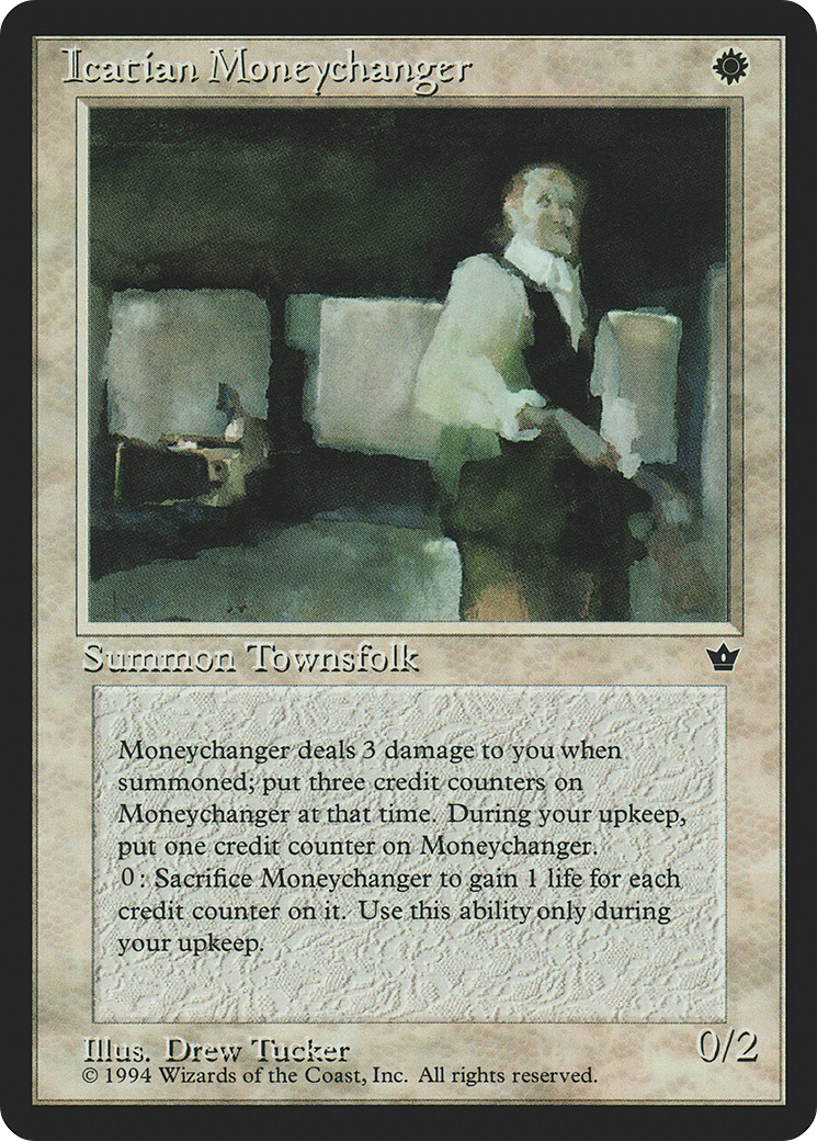 Icatian Moneychanger (FEM-10A) [Fallen Empires] MTG Single Wizards of the Coast
