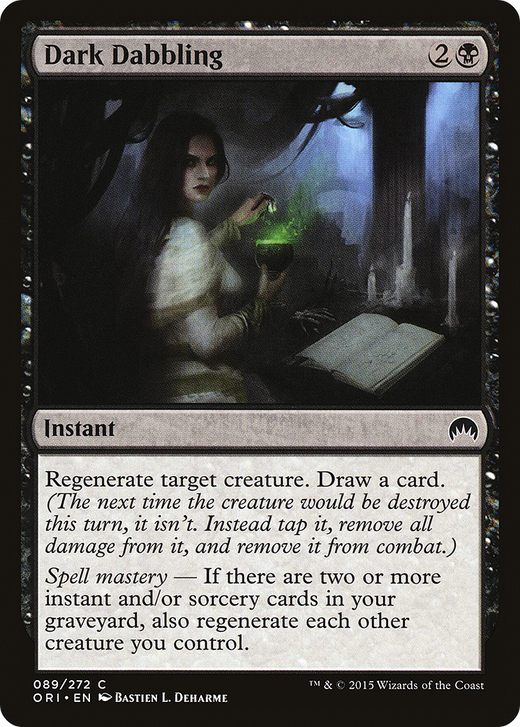 Dark Dabbling (ORI-089) [Magic Origins] MTG Single Wizards of the Coast