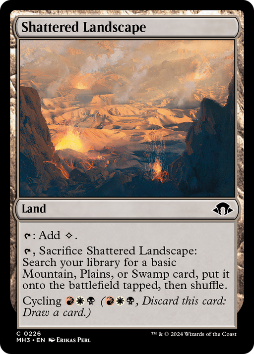 Shattered Landscape (MH3-226) [Modern Horizons 3] MTG Single Modern Horizons 3