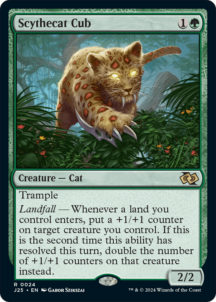 Scythecat Cub (J25-024) [Foundations Jumpstart] MTG Single Wizards of the Coast
