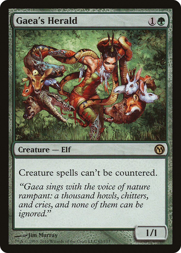 Gaea's Herald (DPA-065) [Misc] Duels of the Planeswalkers MTG Single Wizards of the Coast