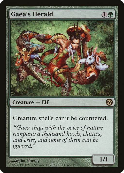 Gaea's Herald (DPA-065) [Misc] Duels of the Planeswalkers MTG Single Wizards of the Coast