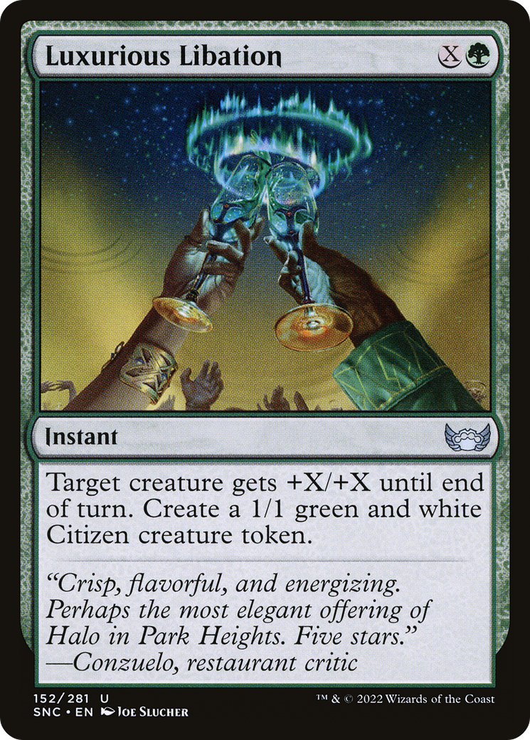 Luxurious Libation (SNC-152) [Streets of New Capenna] MTG Single Wizards of the Coast