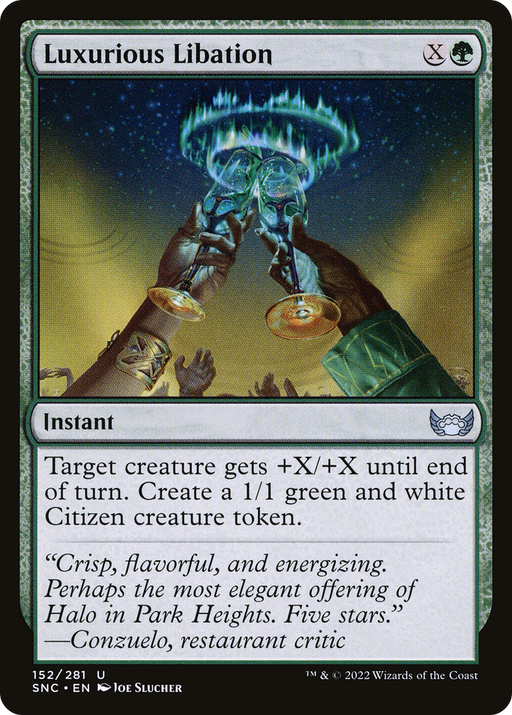 Luxurious Libation (SNC-152) [Streets of New Capenna] MTG Single Wizards of the Coast