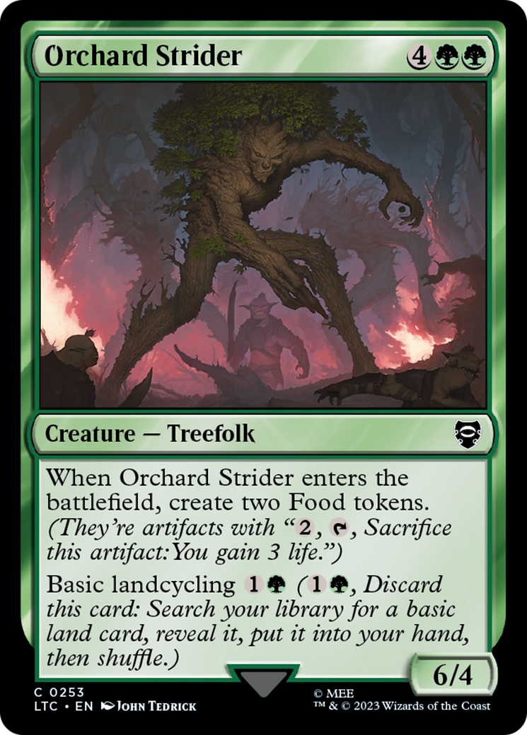 Orchard Strider (LTC-253) [Tales of Middle-earth Commander] MTG Single Wizards of the Coast