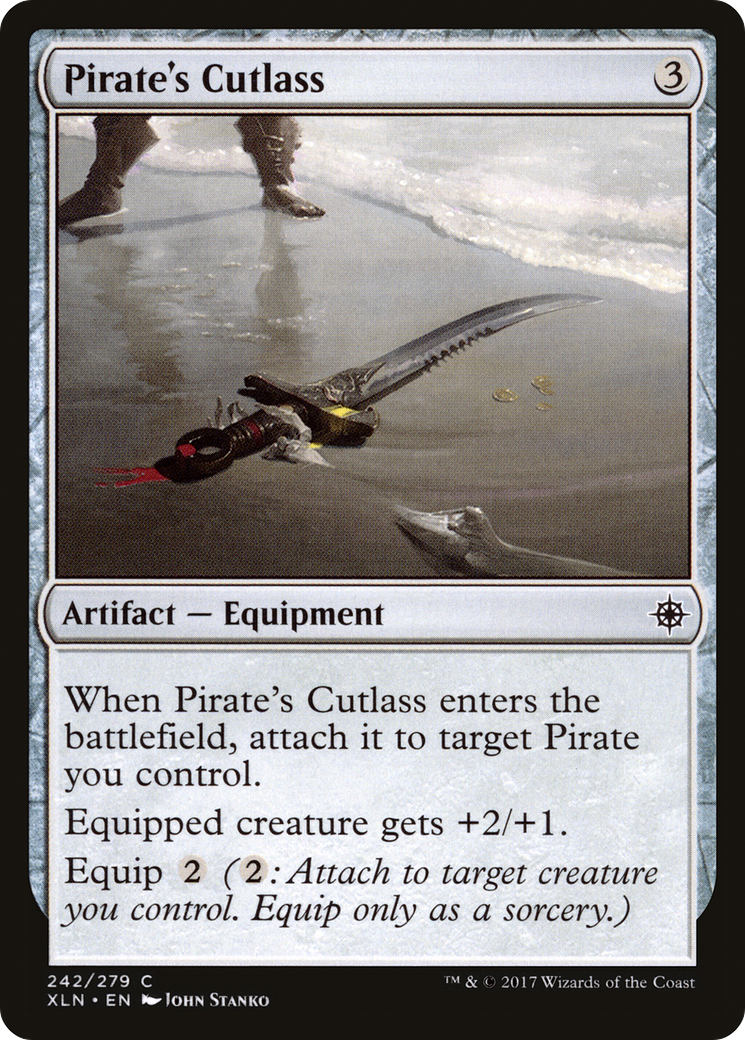 Pirate's Cutlass (XLN-242) [Ixalan] MTG Single Wizards of the Coast