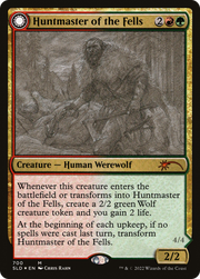 Huntmaster of the Fells (Sketch Showcase) (SLD-700) [Secret Lair] Drop MTG Single Wizards of the Coast