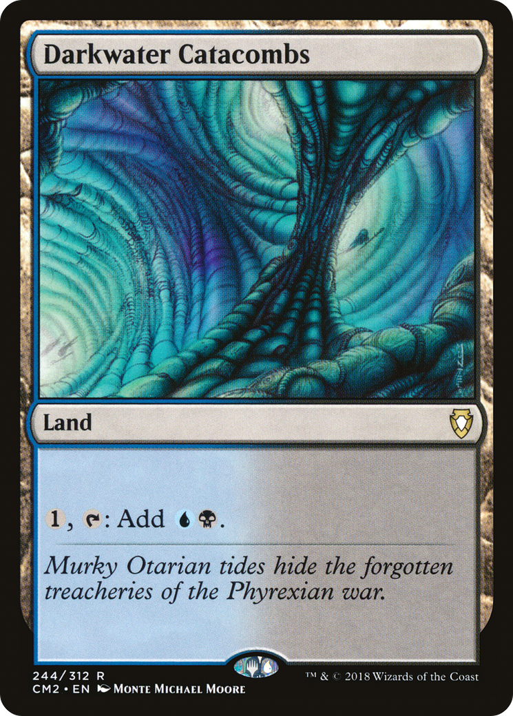 Darkwater Catacombs (CM2-244) [Commander Anthology Volume II] MTG Single Wizards of the Coast