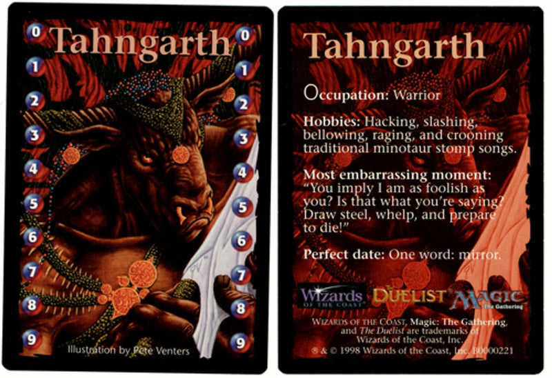 Tahngarth Life Counter Token [Misc] Media Promos MTG Single Magic: The Gathering