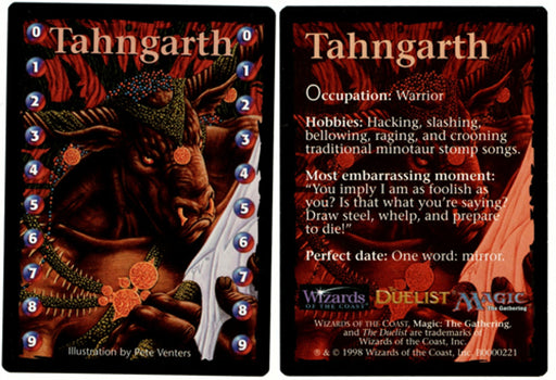 Tahngarth Life Counter Token [Misc] Media Promos MTG Single Magic: The Gathering