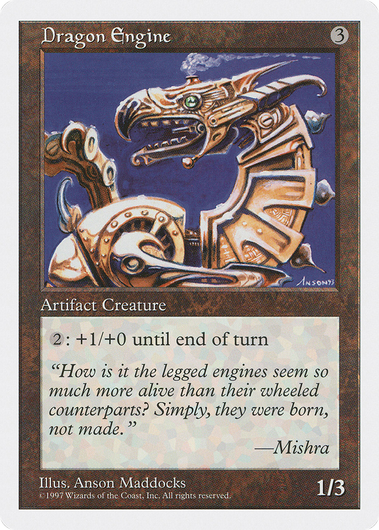 Dragon Engine (5ED-366) [Fifth Edition] MTG Single Wizards of the Coast