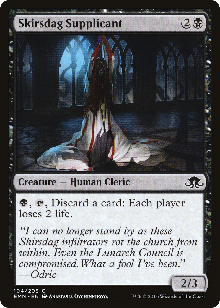 Skirsdag Supplicant [Eldritch Moon] MTG Single Magic: The Gathering   