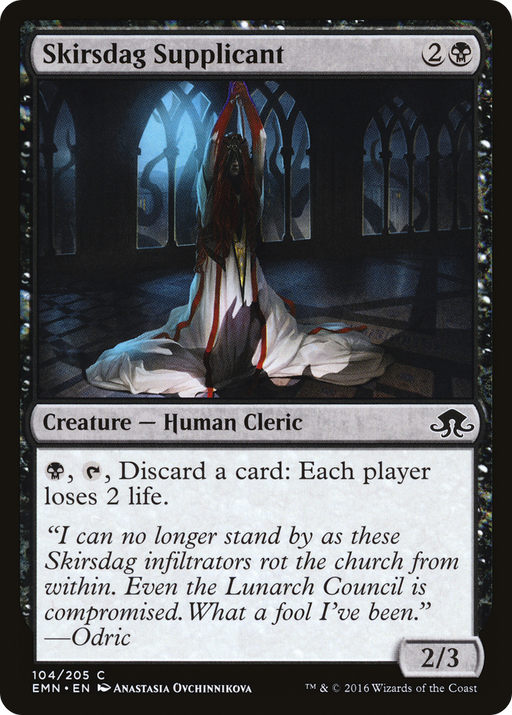 Skirsdag Supplicant (EMN-104) [Eldritch Moon] MTG Single Wizards of the Coast
