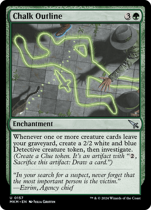Chalk Outline (MKM-157) [Murders at Karlov Manor] MTG Single Wizards of the Coast