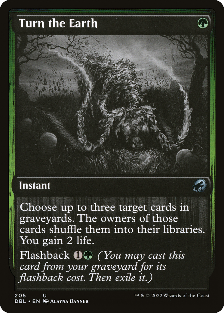 Turn the Earth (DBL-205) [Innistrad: Double Feature] Foil MTG Single Wizards of the Coast