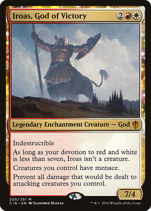 Iroas, God of Victory (C16-205) [Commander 2016] MTG Single Wizards of the Coast