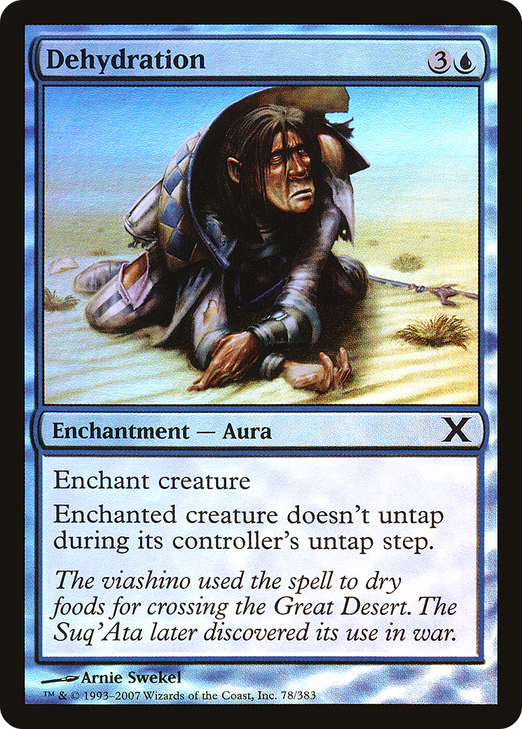 Dehydration (10E-78★) [Tenth Edition] Foil MTG Single Wizards of the Coast