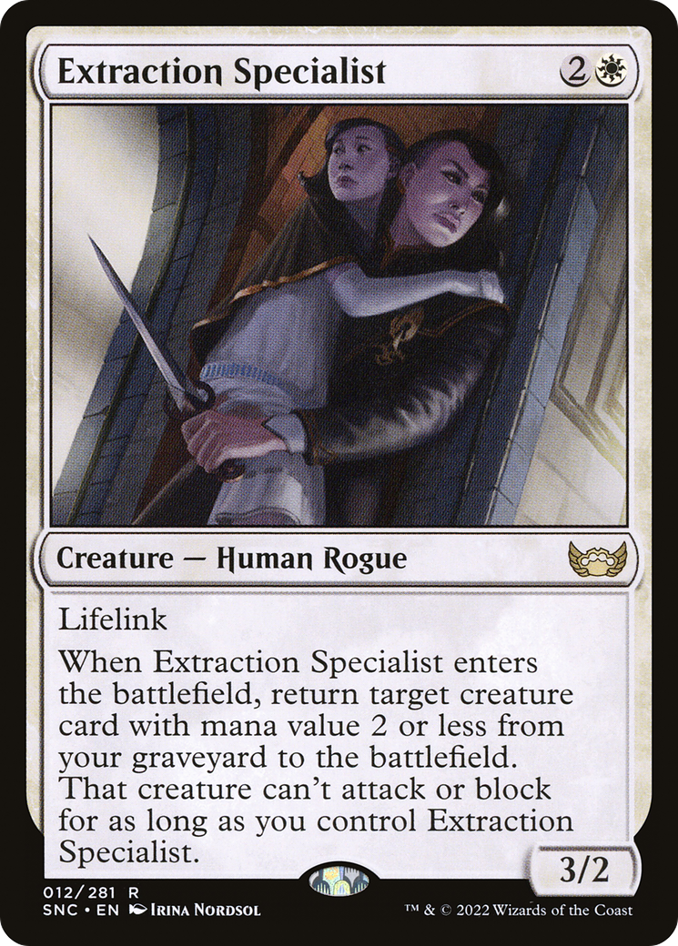 Extraction Specialist (SNC-012) [Streets of New Capenna] Foil MTG Single Wizards of the Coast