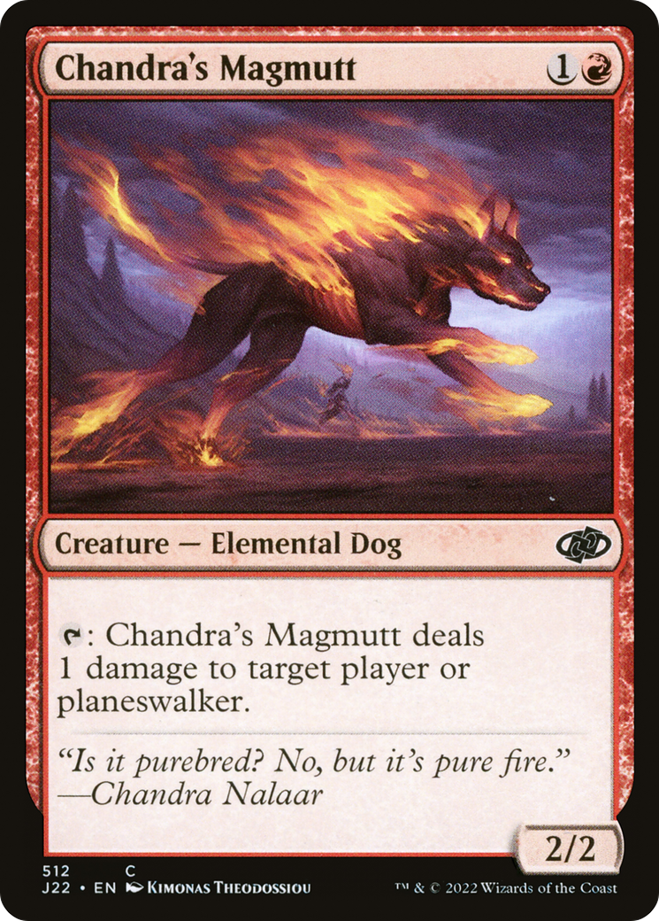 Chandra's Magmutt (J22-512) [Jumpstart 2022] MTG Single Wizards of the Coast