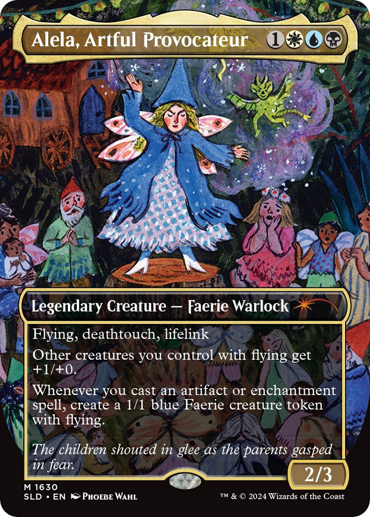 Alela, Artful Provocateur (1630) (SLD-1630) [Secret Lair] Drop (Borderless) MTG Single Wizards of the Coast