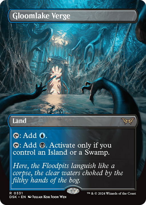 Gloomlake Verge (DSK-331) [Duskmourn: House of Horror] (Borderless) MTG Single Wizards of the Coast