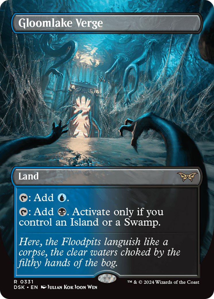 Gloomlake Verge (DSK-331) [Duskmourn: House of Horror] (Borderless) Foil MTG Single Wizards of the Coast