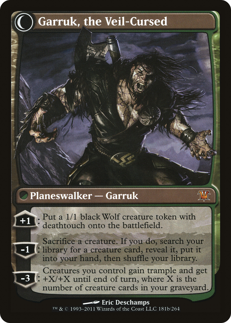 Garruk Relentless (ISD-181) [Innistrad] Foil MTG Single Wizards of the Coast