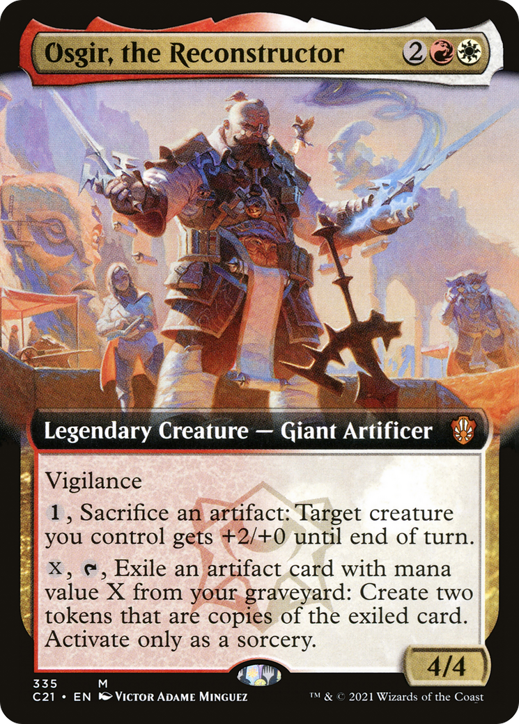 Osgir, the Reconstructor (C21-335) [Commander 2021] (Extended Art) MTG Single Wizards of the Coast