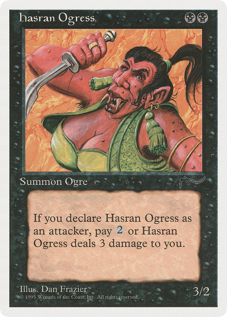Hasran Ogress (CHR-034) [Chronicles] MTG Single Wizards of the Coast