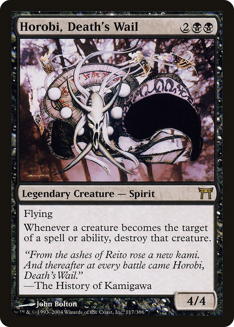 Horobi, Death's Wail (CHK-117) [Champions of Kamigawa] Foil MTG Single Wizards of the Coast
