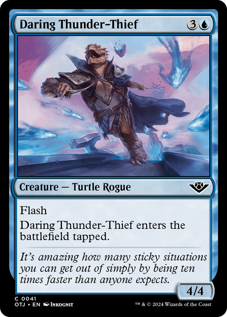 Daring Thunder-Thief (OTJ-041) [Outlaws of Thunder Junction] MTG Single Wizards of the Coast
