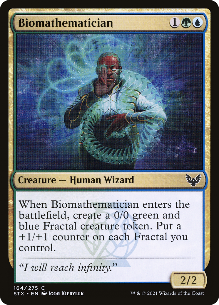Biomathematician (STX-164) [Strixhaven: School of Mages] MTG Single Wizards of the Coast
