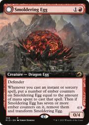Smoldering Egg (MID-358) [Innistrad: Midnight Hunt] (Extended Art) Foil MTG Single Wizards of the Coast