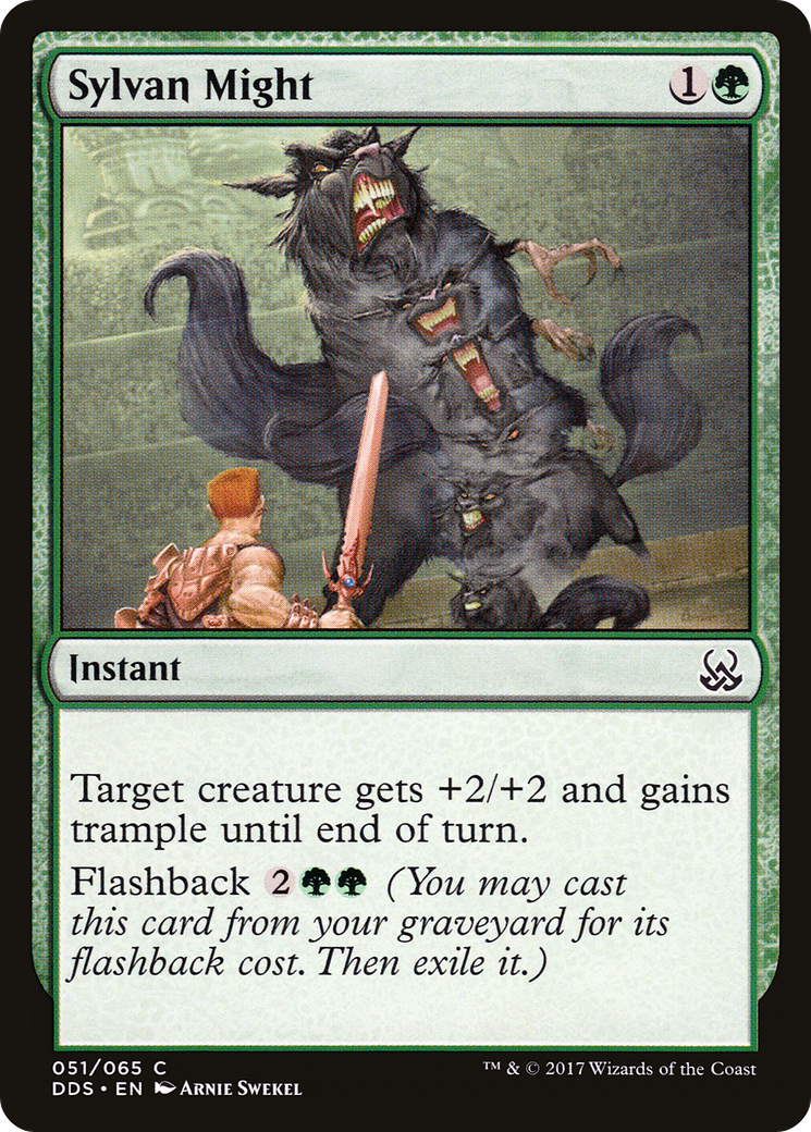 Sylvan Might (DDS-051) [Misc] Duel Decks: Mind vs. Might MTG Single Wizards of the Coast