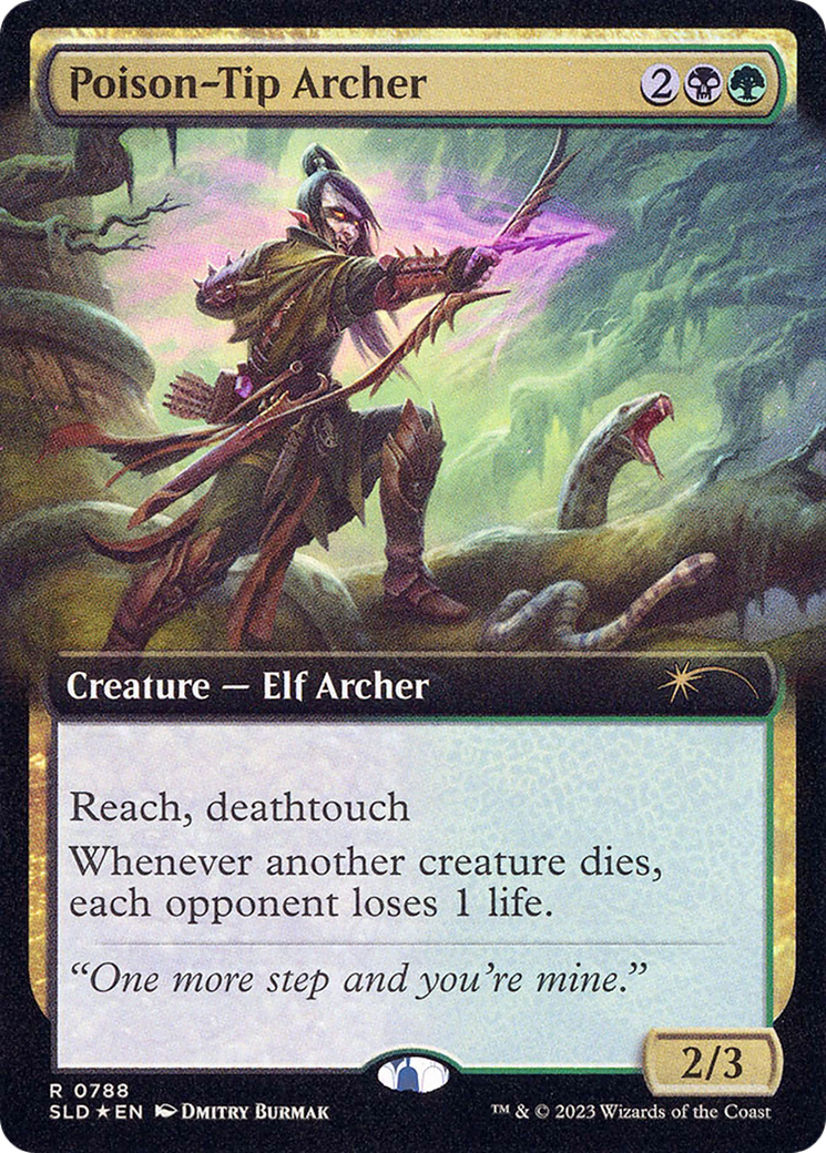 Poison-Tip Archer (SLD-788) [Secret Lair] Drop (Extended Art) Foil MTG Single Wizards of the Coast