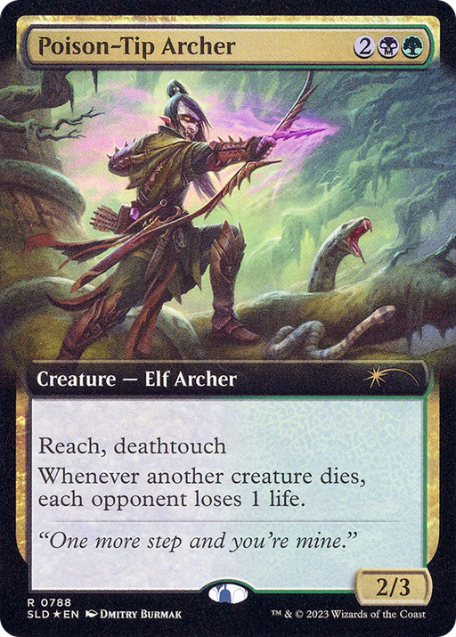 Poison-Tip Archer (SLD-788) [Secret Lair] Drop (Extended Art) Foil MTG Single Wizards of the Coast