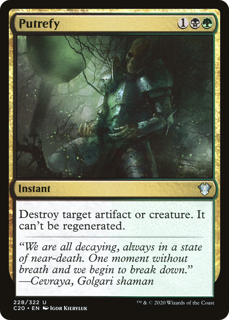 Putrefy (C20-228) [Commander 2020] MTG Single Wizards of the Coast