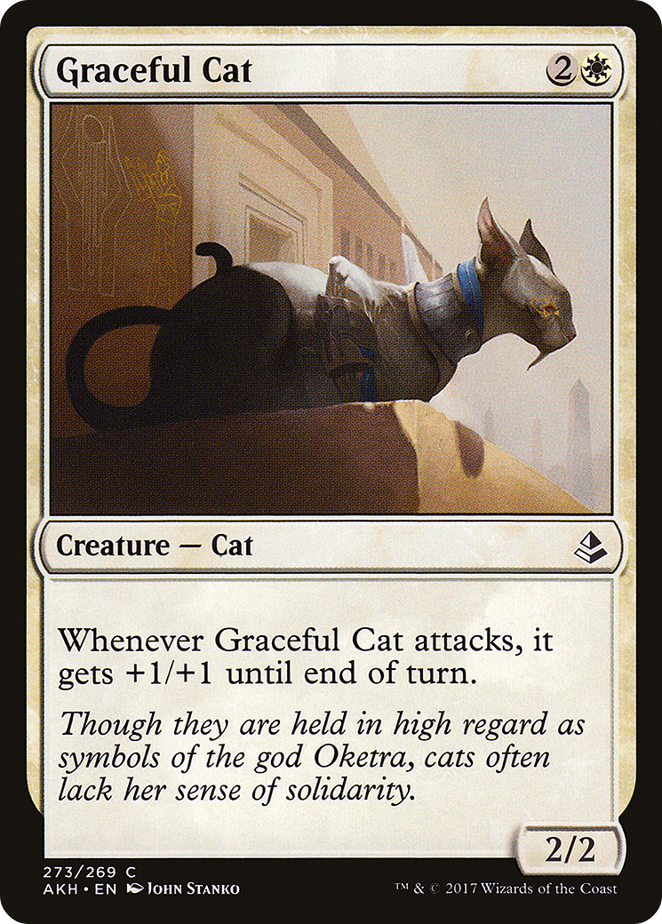 Graceful Cat (AKH-273) [Amonkhet] MTG Single Wizards of the Coast