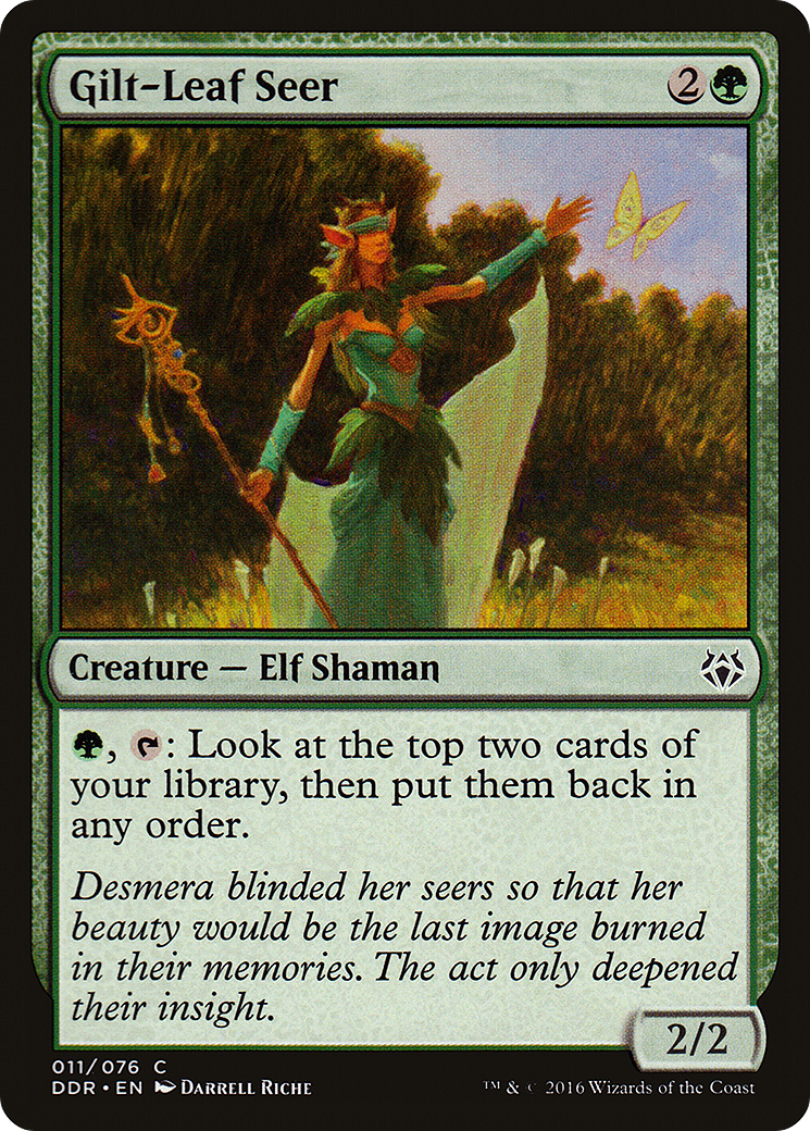 Gilt-Leaf Seer (DDR-011) [Misc] Duel Decks: Nissa vs. Ob Nixilis MTG Single Wizards of the Coast