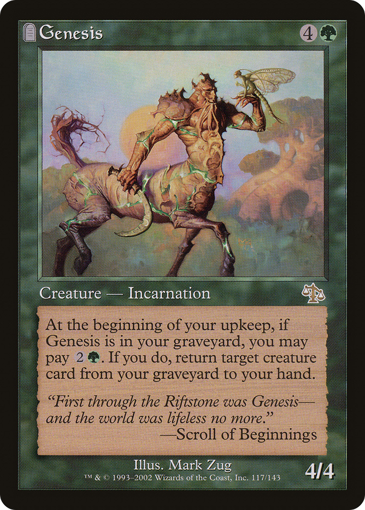 Genesis (JUD-117) [Judgment] Foil MTG Single Wizards of the Coast