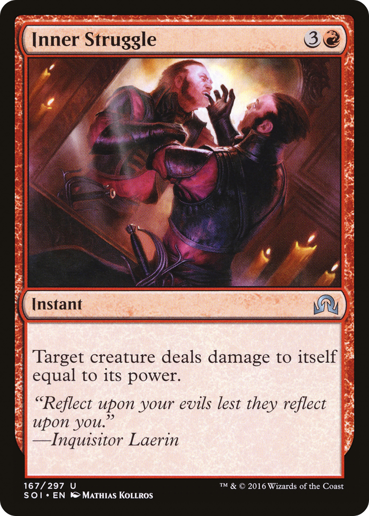 Inner Struggle (SOI-167) [Shadows over Innistrad] MTG Single Wizards of the Coast