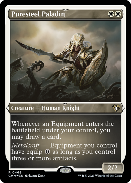 Puresteel Paladin (CMM-469) [Commander Masters] Etched Foil MTG Single Wizards of the Coast