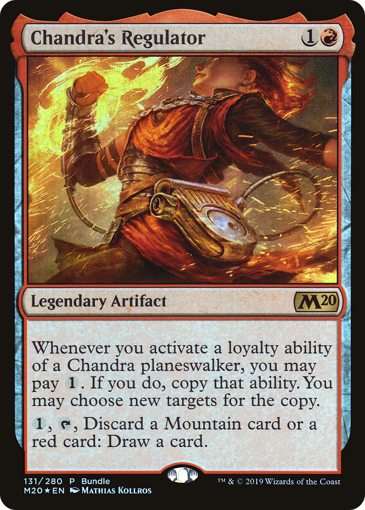Chandra's Regulator (M20 Bundle) (UMP-131) [Core Set 2020 Promos] Foil MTG Single Wizards of the Coast