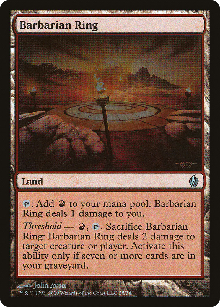 Barbarian Ring (PD2-028) [Misc] Premium Deck Series: Fire and Lightning Foil MTG Single Wizards of the Coast