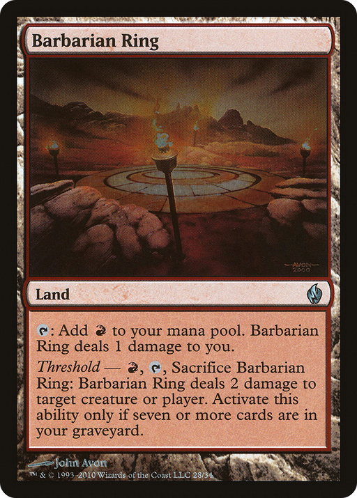 Barbarian Ring (PD2-028) [Misc] Premium Deck Series: Fire and Lightning Foil MTG Single Wizards of the Coast